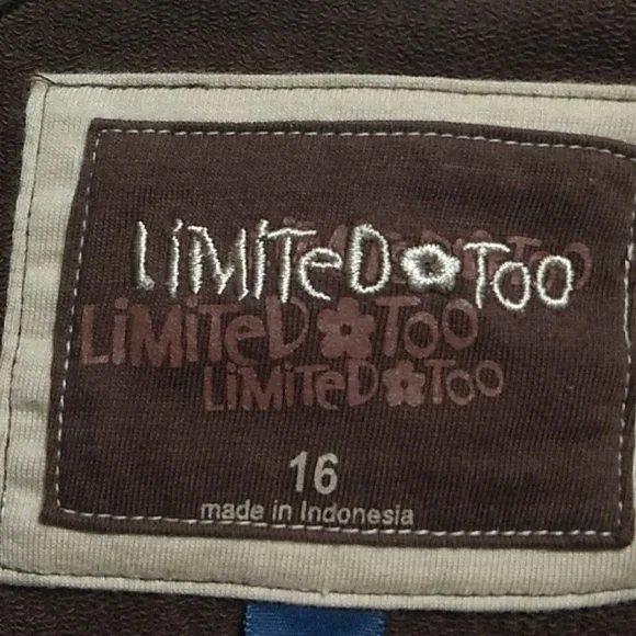 LAST DROP! NWT Limited Too Youth Sweater Sz.16 (X-55 CRATE) - Picture 3 of 10